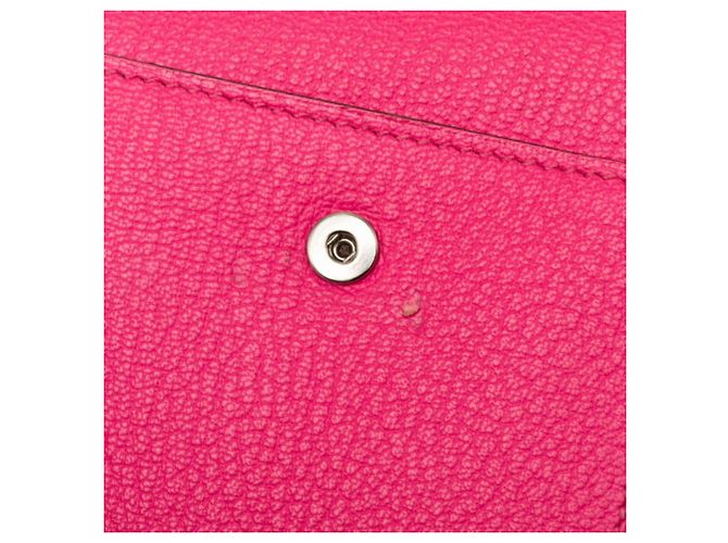 Hermès Bearn Recto Verso Dreifach-Geldbörse Pink - Ansicht 5
