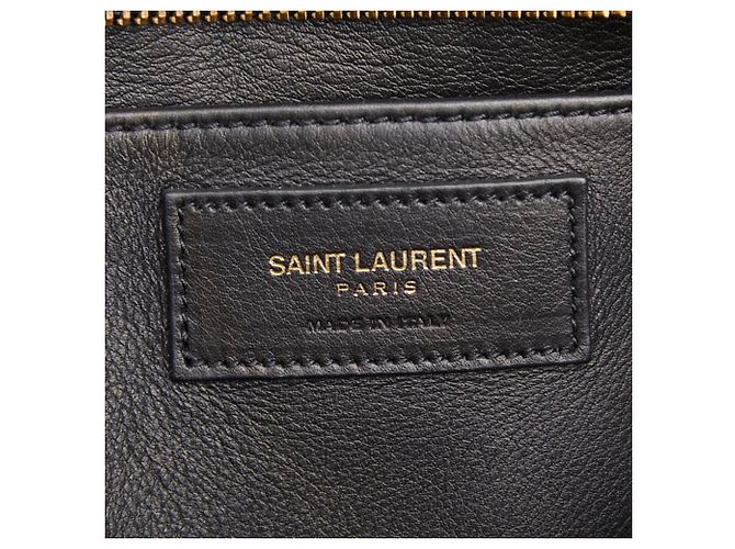 Borsa Tote Petit Y-Line Saint Laurent Nero - vista 11