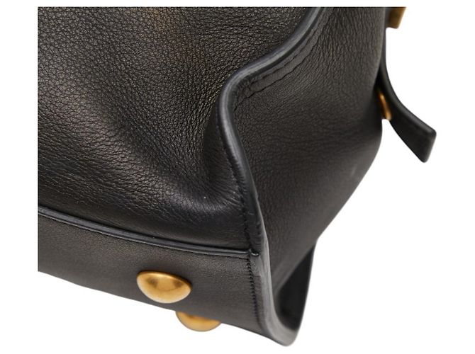 Borsa Tote Petit Y-Line Saint Laurent Nero - vista 4