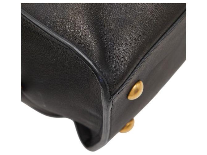 Borsa Tote Petit Y-Line Saint Laurent Nero - vista 7