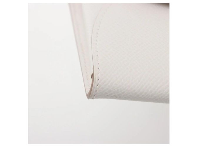 Hermès Kelly Maillon To Go Clutch Epsom Bianco Beige - vista 8