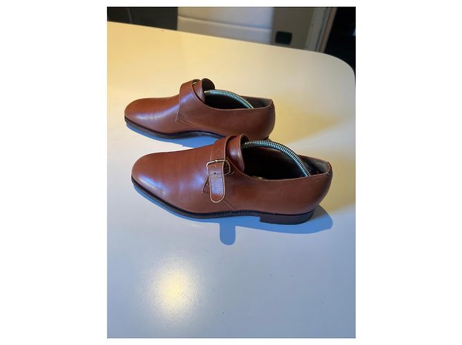 Church's Scarpe Monk Strap in pelle marrone - vista 2
