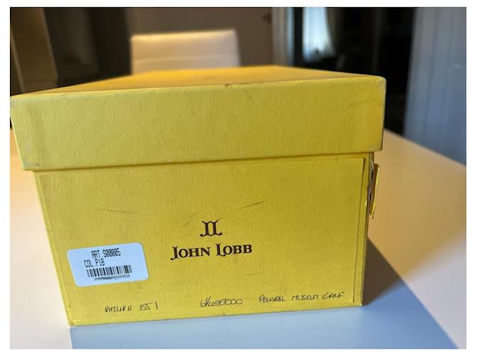 John Lobb Philip II Scarpe stringate in pelle marrone - vista 8