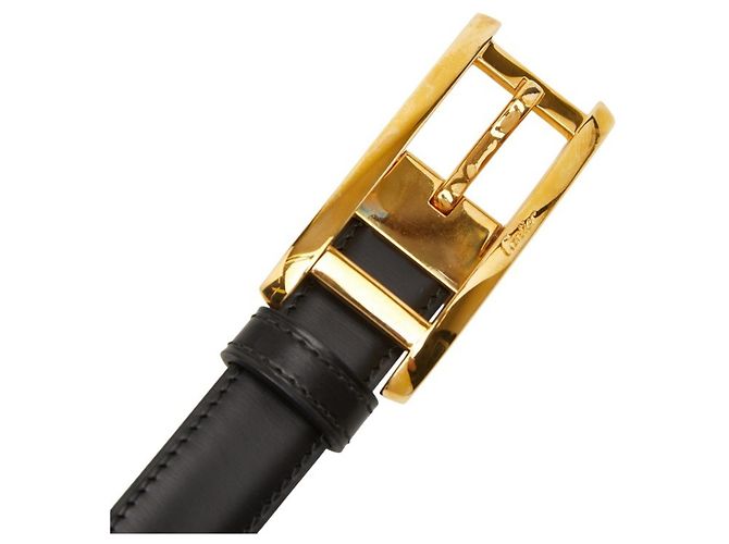 Cartier Tank Reversibler schmaler Gürtel Braun Schwarz Golden - Ansicht 6