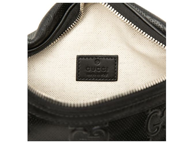 Marsupio Gucci GG goffrato Nero - vista 5