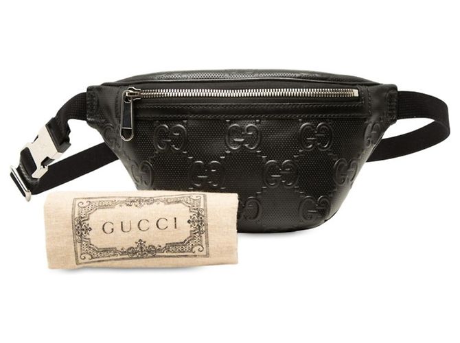Marsupio Gucci GG goffrato Nero - vista 7
