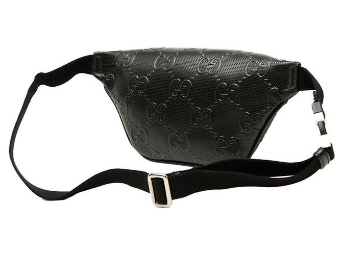 Marsupio Gucci GG goffrato Nero - vista 2