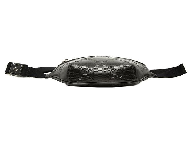 Marsupio Gucci GG goffrato Nero - vista 3