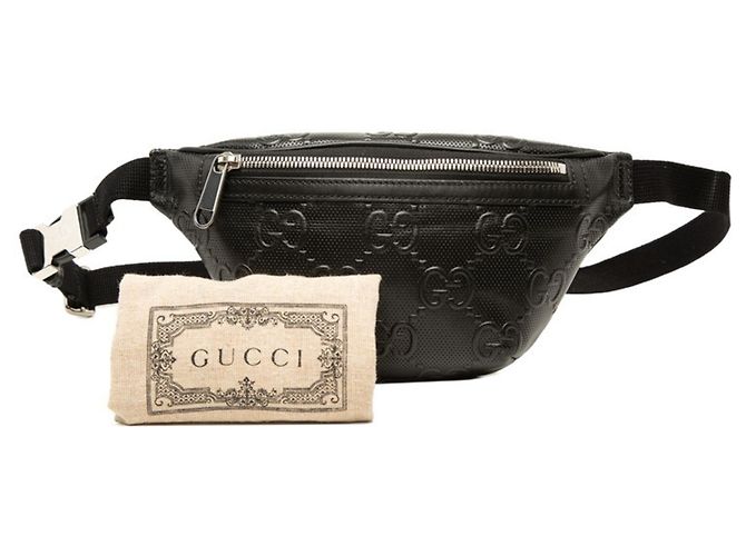 Marsupio Gucci GG goffrato Nero - vista 7
