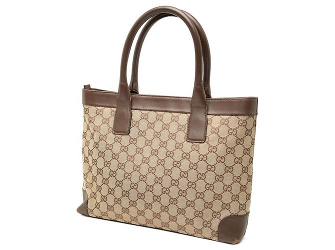 Gucci GG Canvas Handtasche Tote - Beige und Braun - Ansicht 2