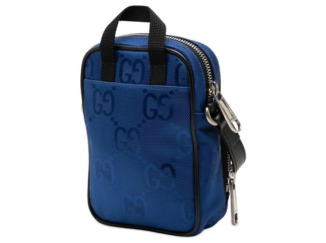 Borsa a tracolla Gucci Off the Grid Nero Blu - vista 2