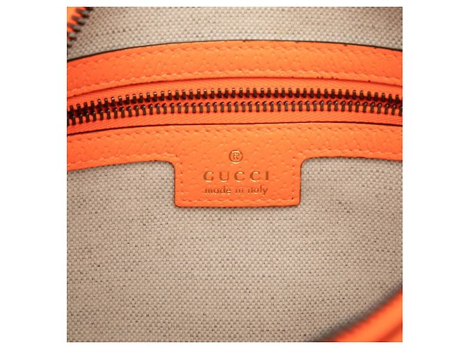 Borsa a Spalla Gucci Ophidia GG Supreme Beige Arancione - vista 5