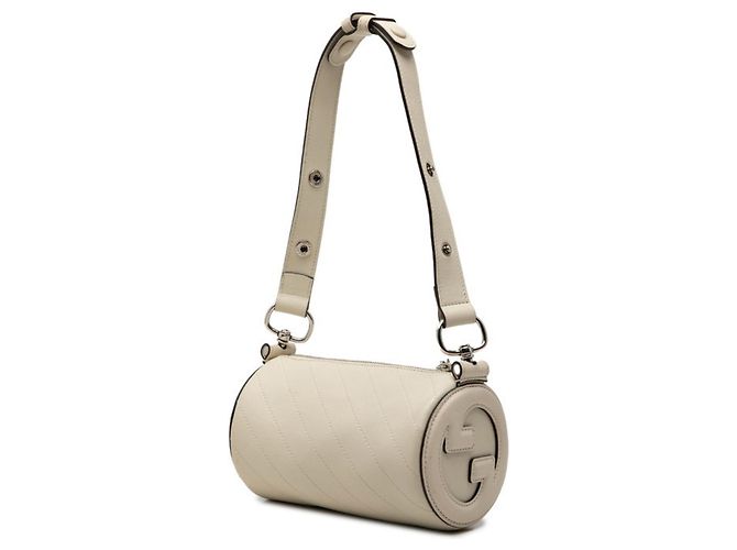 Borsa a Spalla Gucci Blondie Bianco - vista 2