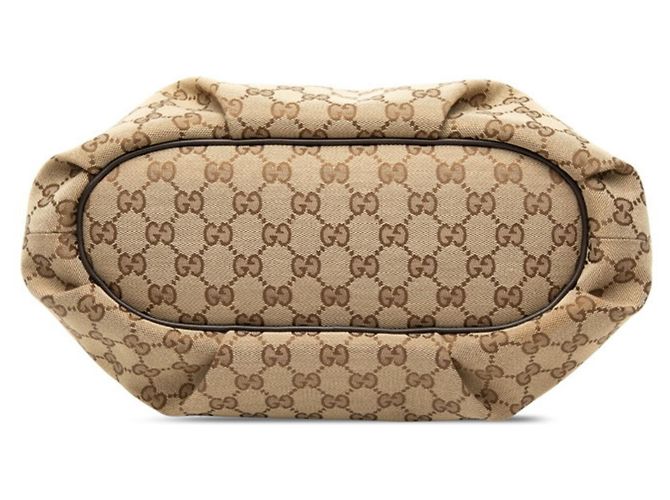 Borsa a tracolla Gucci GG Canvas Marrone Beige - vista 3