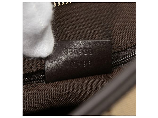 Borsa a tracolla Gucci GG Canvas Marrone Beige - vista 7