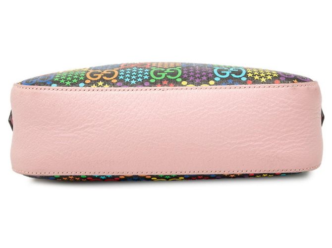Borsa a tracolla Gucci GG Psychedelic Rosa Multicolore - vista 3