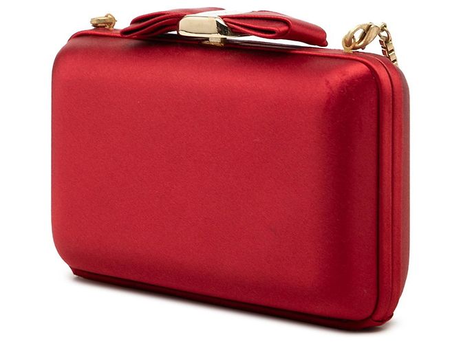 Borsa da sera Vara Ribbon Salvatore Ferragamo Rosso D'oro - vista 2
