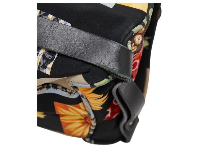 Borsa Salvatore Ferragamo Animal Flower Nero Multicolore - vista 6