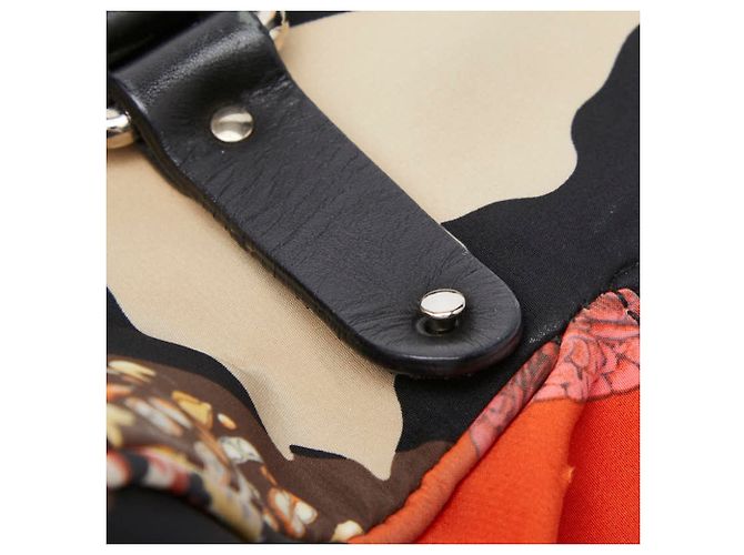 Borsa Salvatore Ferragamo Animal Flower Nero Multicolore - vista 8