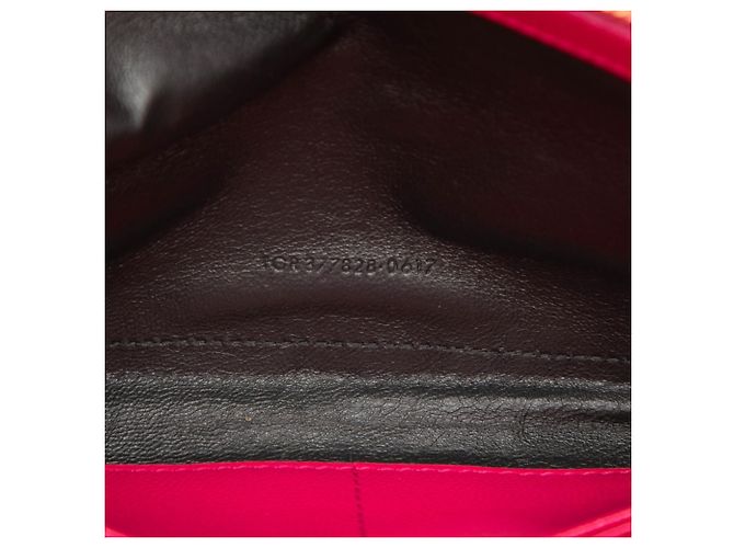Portafoglio a tracolla con catena Cassandra Classic di Saint Laurent Rosa - vista 4
