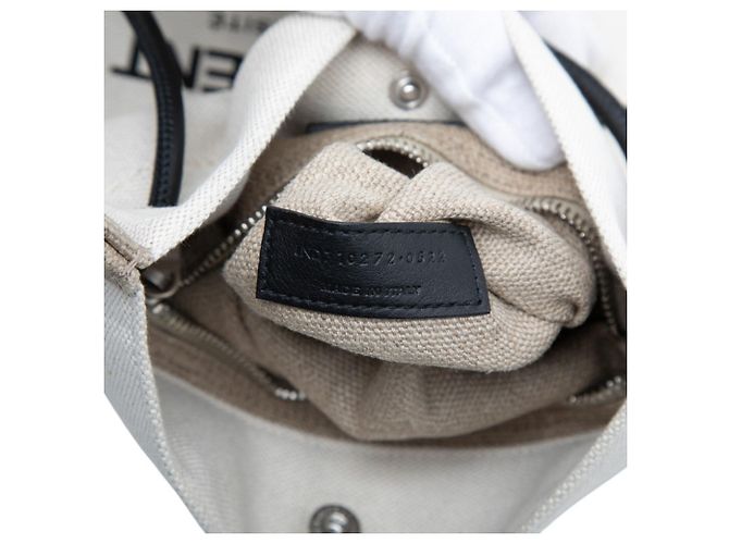 Borsa a tracolla Saint Laurent con logo Nero Beige - vista 6
