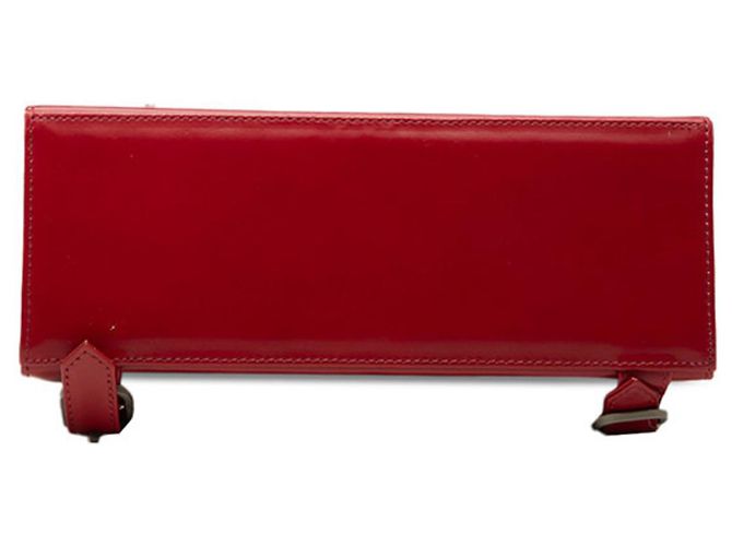Saint Laurent Red Leather Backpack - view 3