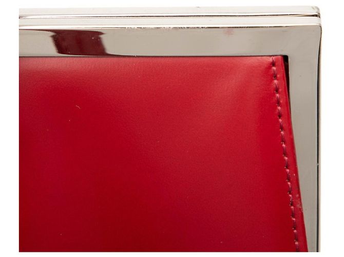 Saint Laurent Red Leather Backpack - view 5