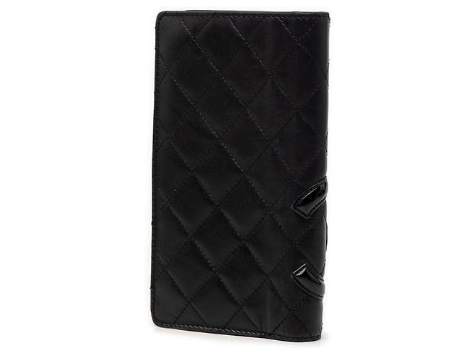 Chanel Cambon Line Coco Mark Long Wallet Schwarz - Ansicht 2