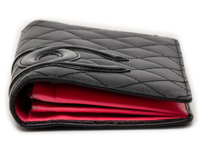 Chanel Cambon Line Coco Mark Long Wallet Schwarz - Ansicht 3