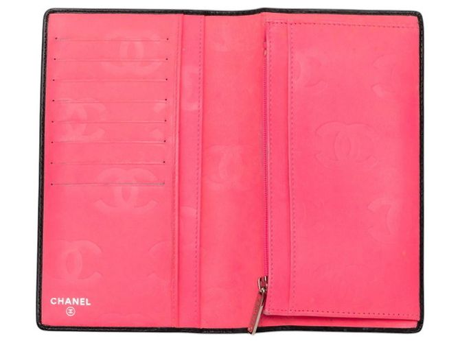 Chanel Cambon Line Coco Mark Long Wallet Schwarz - Ansicht 4