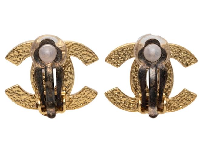Orecchini a clip Chanel Coco Mark D'oro - vista 2