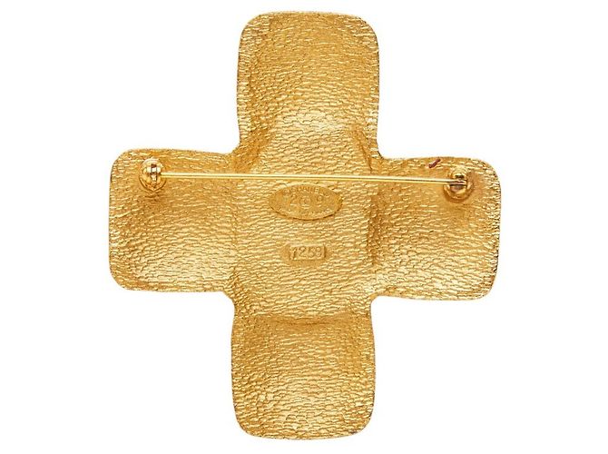 Chanel Coco Mark Vintage Brosche Golden - Ansicht 2