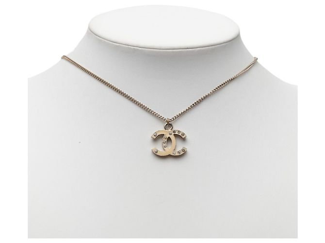 Collana con pendente a catena Chanel Coco Mark Argento - vista 6