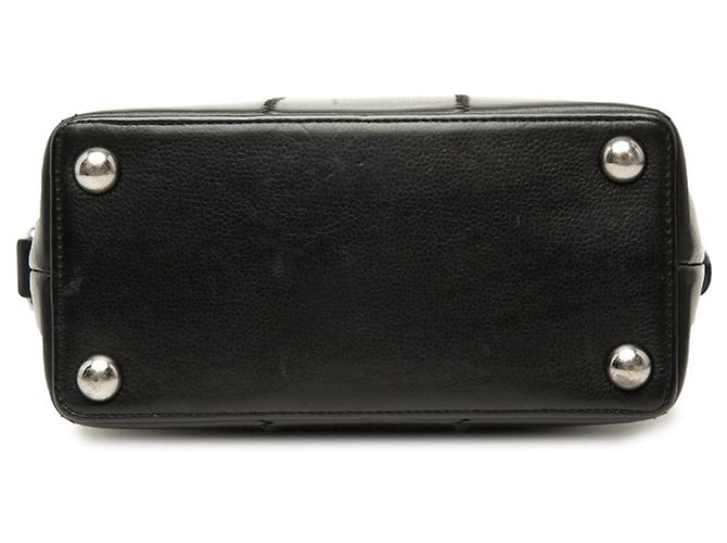 Borsa Chanel Chocolate Bar in pelle caviar nera Nero - vista 3