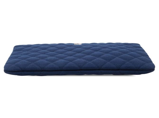 Bolso de mano Chanel Matelassé Azul marino - vista 3