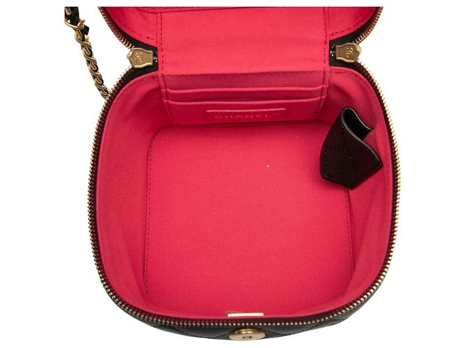 Borsa a Spalla Chanel Matelassé Coco Mark Chain Nero - vista 4