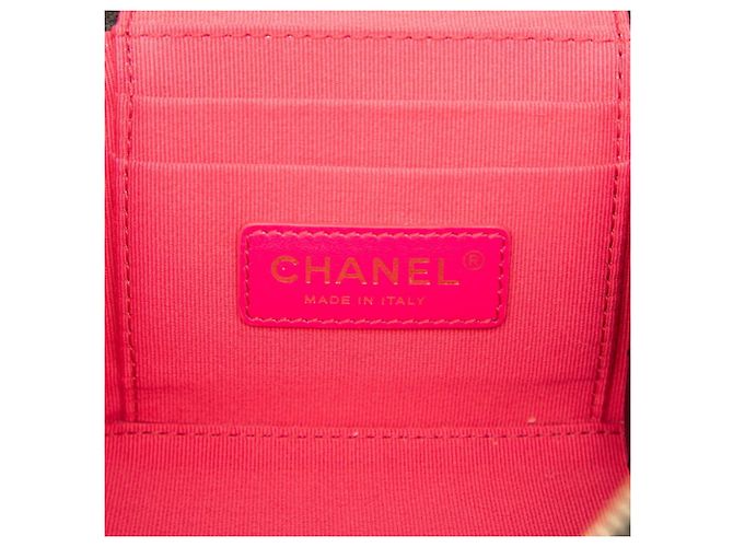 Borsa a Spalla Chanel Matelassé Coco Mark Chain Nero - vista 5
