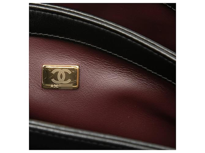 Borsa Chanel Matelassé Coco Mark Nero - vista 7