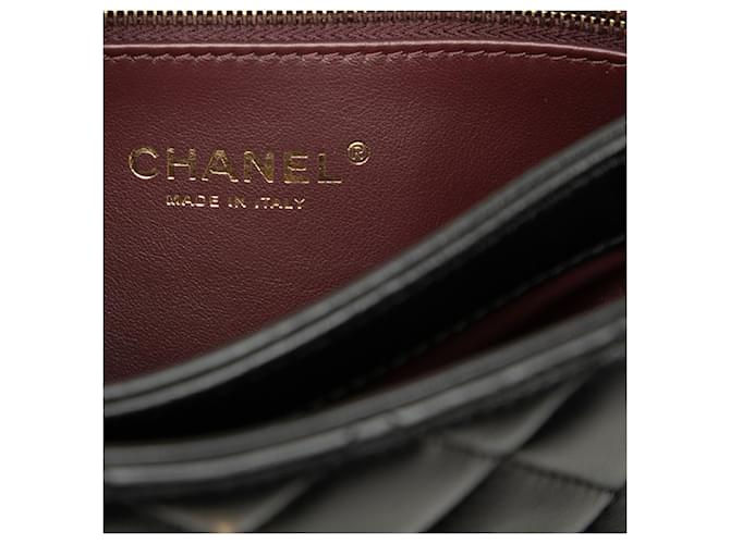 Borsa Chanel Matelassé Coco Mark Nero - vista 8