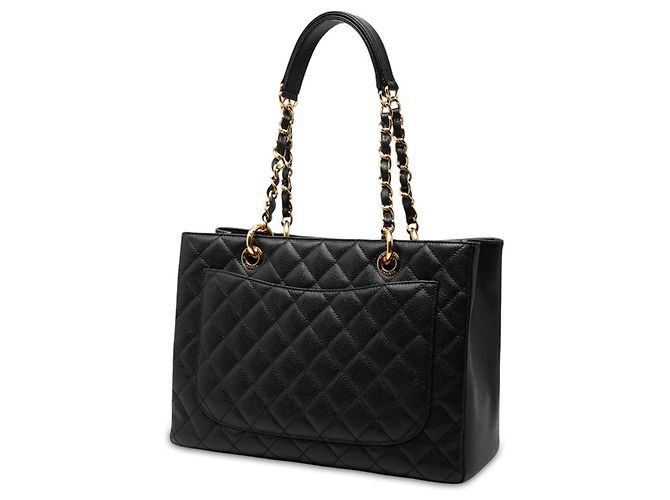 Borsa Tote Chanel Matelassé Coco Mark Nero - vista 2