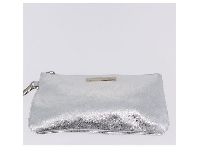 Autre Marque Borsa a mano TIFFANY&Co. in pelle argento Auth 193028A - vista 18
