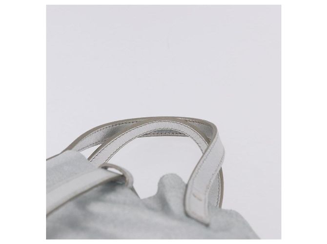 Autre Marque Borsa a mano TIFFANY&Co. in pelle argento Auth 193028A - vista 8