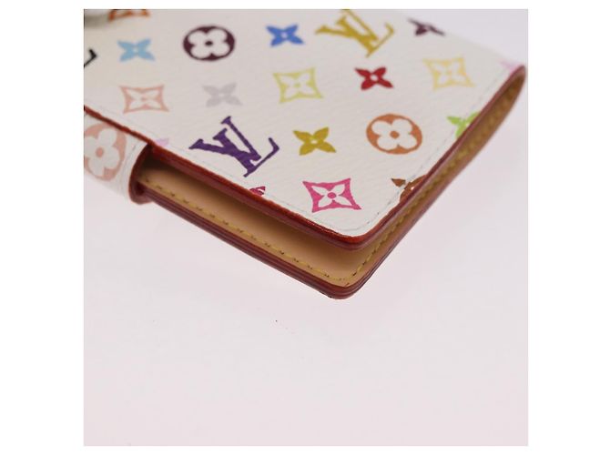 LOUIS VUITTON Monogram Multicolor Carnet de Val Mini Agenda M92653 Auth 192033V Bianco - vista 15