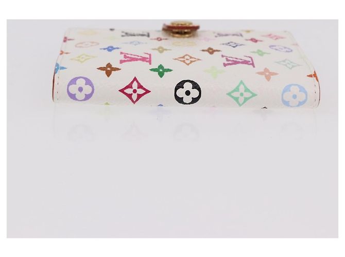 LOUIS VUITTON Monogram Multicolor Carnet de Val Mini Agenda M92653 Auth 192033V Bianco - vista 4