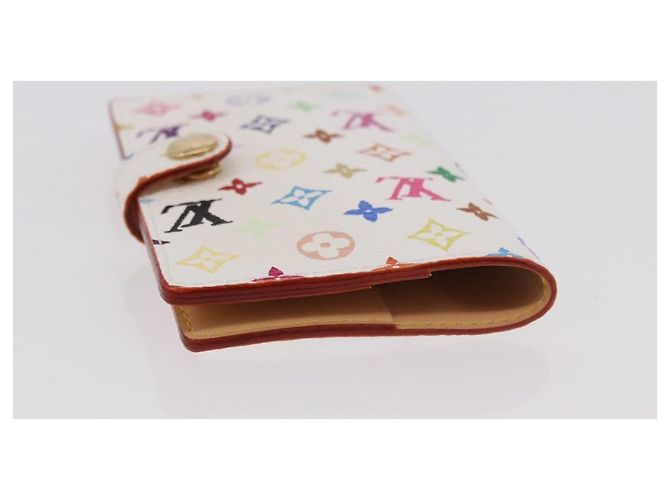 LOUIS VUITTON Monogram Multicolor Carnet de Val Mini Agenda M92653 Auth 192033V Bianco - vista 5