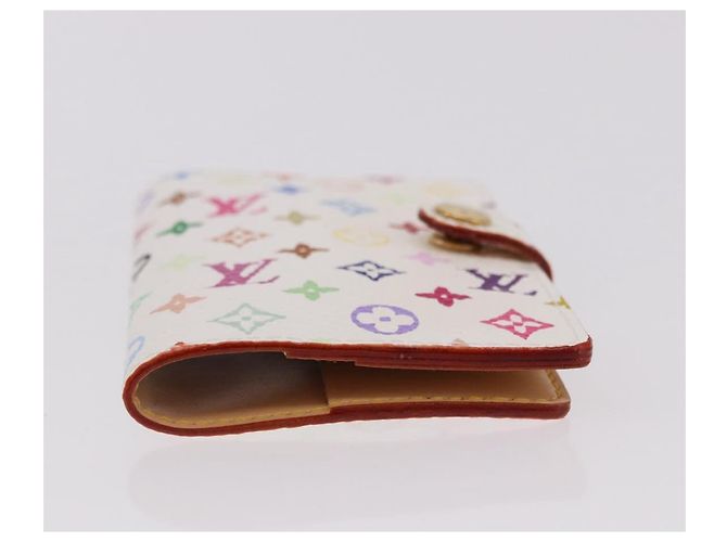 LOUIS VUITTON Monogram Multicolor Carnet de Val Mini Agenda M92653 Auth 192033V Bianco - vista 6