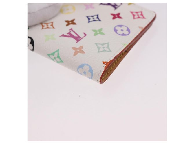 LOUIS VUITTON Monogram Multicolor Carnet de Val Mini Agenda M92653 Auth 192033V Bianco - vista 7