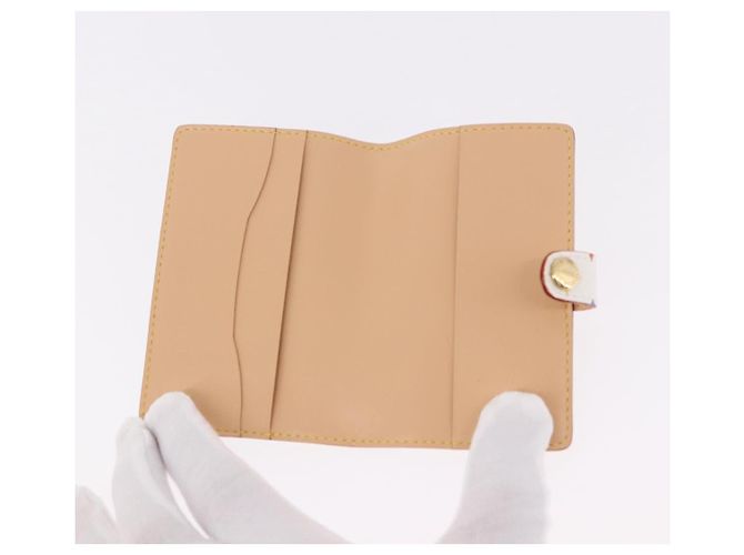 LOUIS VUITTON Monogram Multicolor Carnet de Val Mini Agenda M92653 Auth 192033V Bianco - vista 8