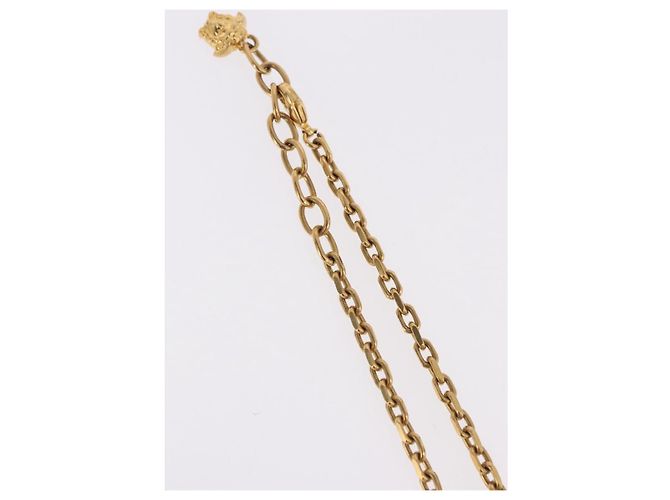 Collana Top Greca VERSACE Metallo Tonalità Oro Auth SW2537A - vista 7