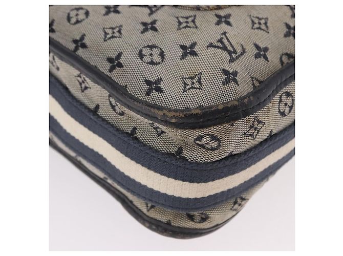 LOUIS VUITTON Monogram Mini Besace Mary Kate Bag Navy M92320 LV Auth bs36145 Blu navy - vista 10